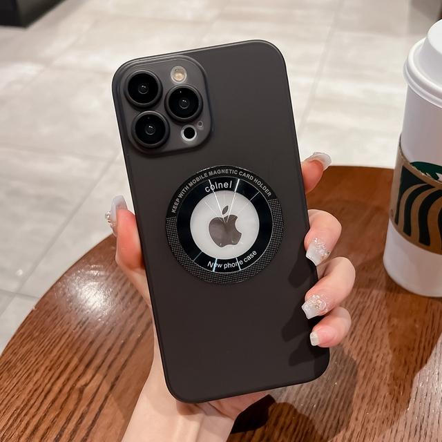 Luxury Magsafe Wireless Charge Phone Case For Iphone 14 13 12 11 Pro Max Plus Transparent Magnetic Matte Bumper Cases Cover