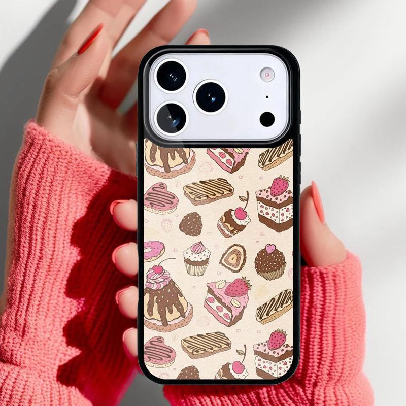 

Чехол для телефона с рисунком из фастфуда для iPhone 17 16 15 14 13 Pro Max Задняя крышка для 12 11 Pro Coque iPhone 11 Pro