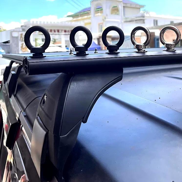 Black 304 Stainless Steel Eye Bolts for Roof Platform Luggage Rack Extension T-Slot Accessories