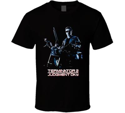 Terminator 2 Tag der Abrechnung Arnold Schwarzenegger Film T-Shirt