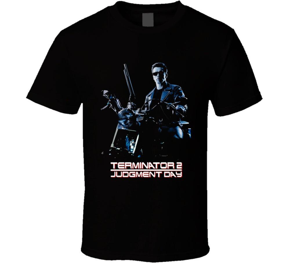 Terminator 2 Judgement Day Arnold Schwarzenegger Movie T Shirt