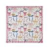 Print Scarf Square Hijab Headscarf Bandana Handkerchief Silk Scarves Woman Female Wraps Headband Art Modern Accessory