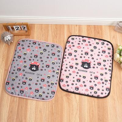 Summer Pet Ice Pad Heatstroke Cooling Dog Print Cartoon Pad Cat Universal Nest Pad Ice Silk Pad Pet Cool Pad