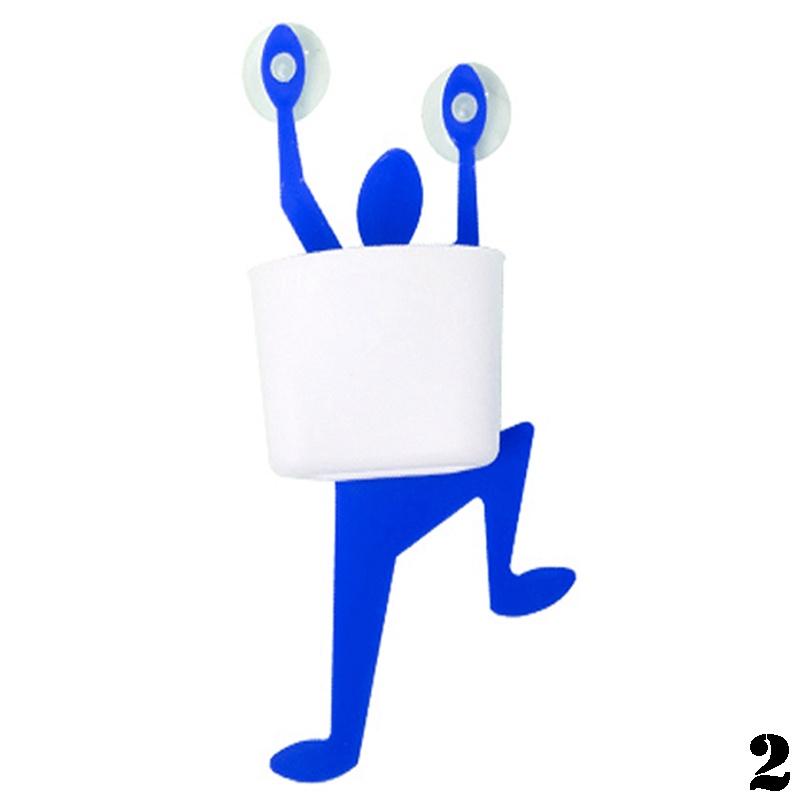 Creativity Adsorb Funny Climbing Soap Box Home Washroom Storage Shelves Pendant