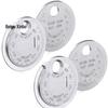 Zinc-Aluminum Alloy Coin Feeler Gauge 0.5-2.5mm / 0.020-1.00" Imperial Spark Plug Gauge