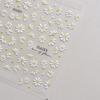 1pcs 5D Bronzing Shininy Pink Sakura Nail Art Stickers Flower Self-Adhesive Nail Decorations Decals Accessories