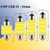 1 PCS Car C10W Festoon 31mm 36mm 39mm 41mm C5W LED Bulb COB 12V 7000K White Auto Interior Dome Reading Trunk Linse Plate Lamps