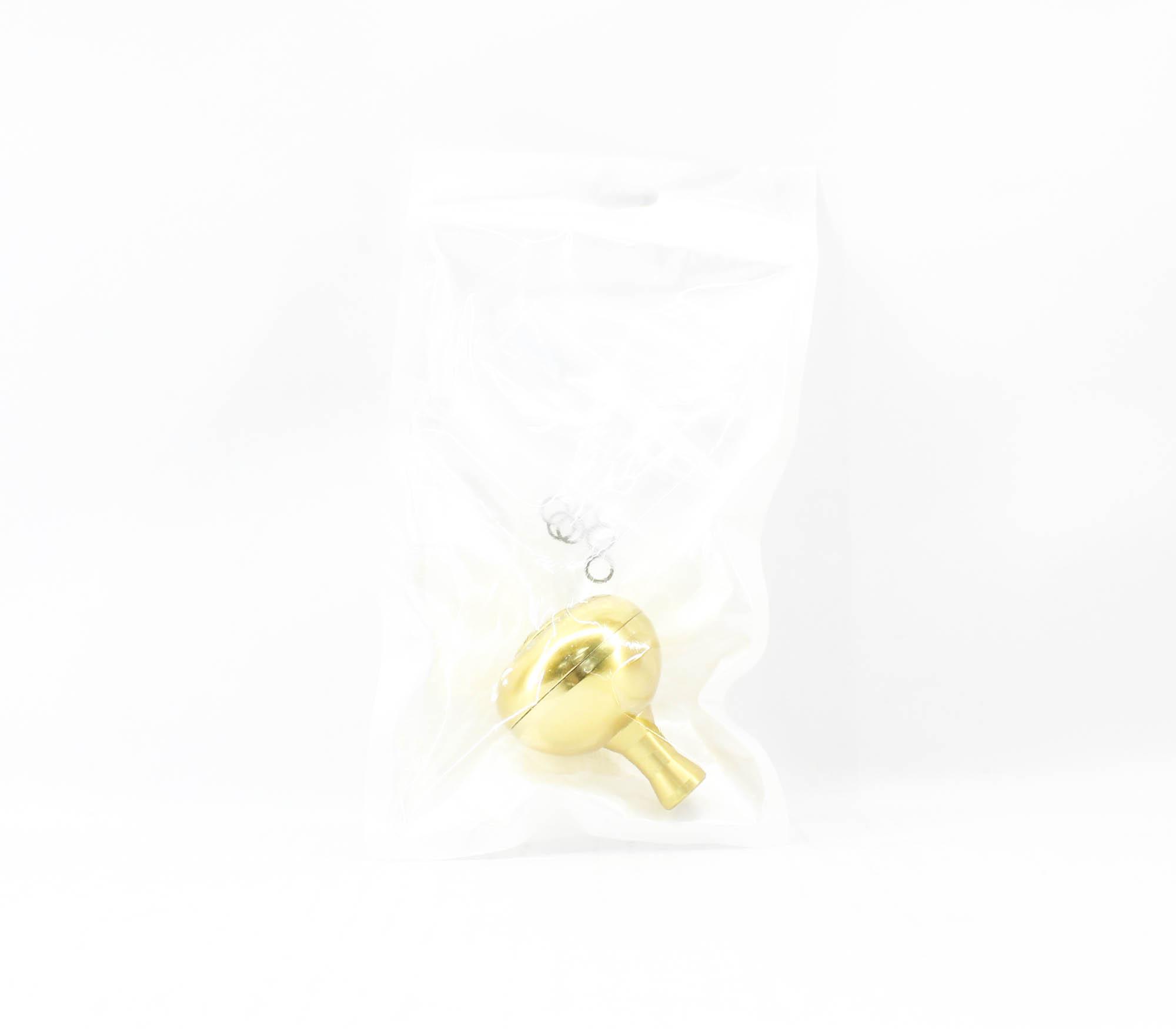 

Rev Handle Knob Aluminium Light Round 40mm Gold Shimano A Daiwa S (4553)