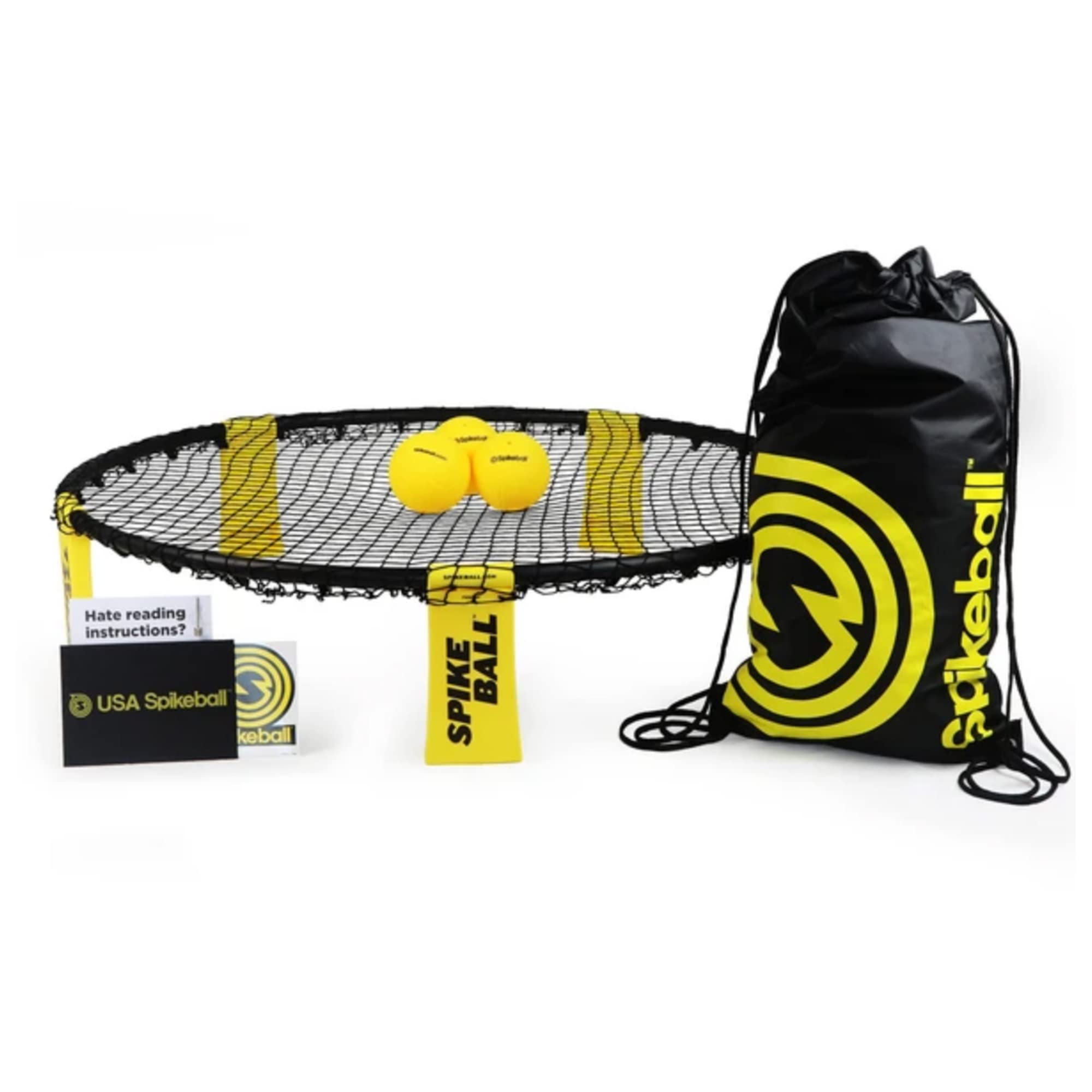 

Spikeball Game Set Perfect for Teens and Outdoors and Indoors Tailgate Includes Shar Tank Play 3 Drawstring and Rules 3-Ball - Families, - Yard,