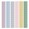 Kids Growth Measurement Ruler Wood Frame Canvas From Baby To Adult Measurement Ruler For Child's Room Living Room Decoration