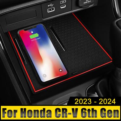 Voor Honda CR-V CRV 6e Generatie 2023 2024 2025 Hybride Siliconen Auto Deursleuf Pad Beker Kussen Sticker Antislip Matten Accessoires