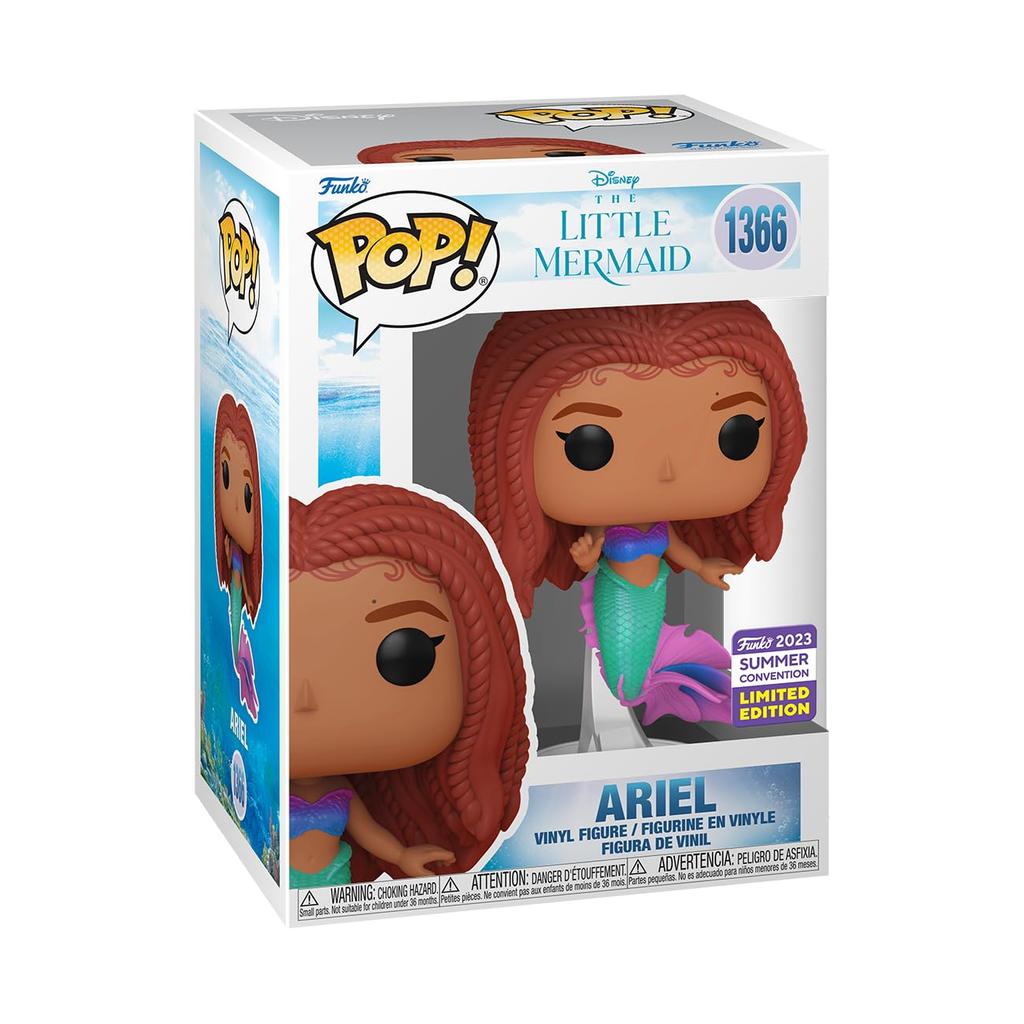Funko DISNEY ARIEL MIT LILA FLOSSEN Ariel Figur [SDCC/Funko Web/Target Exklusiv] POP!