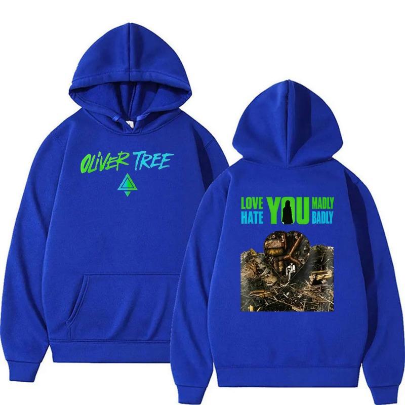 Oliver Tree “Love You Madly Hate You Badly” World Tour 2026 hoodie Men's Women Hip Hop Vintage pullover Sweatshirts Streetwear