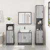 VidaXL Bathroom Cabinet Sonoma Grey Engineered Wood and Metal 3300883
