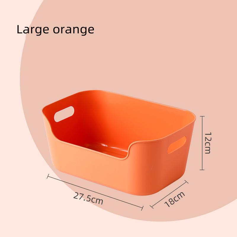 Desktop Storage Box Jewelry Lipstick Organizer Rectangle Plastic Food Container Glasses Makeup Case Toy Basket Home Supplies