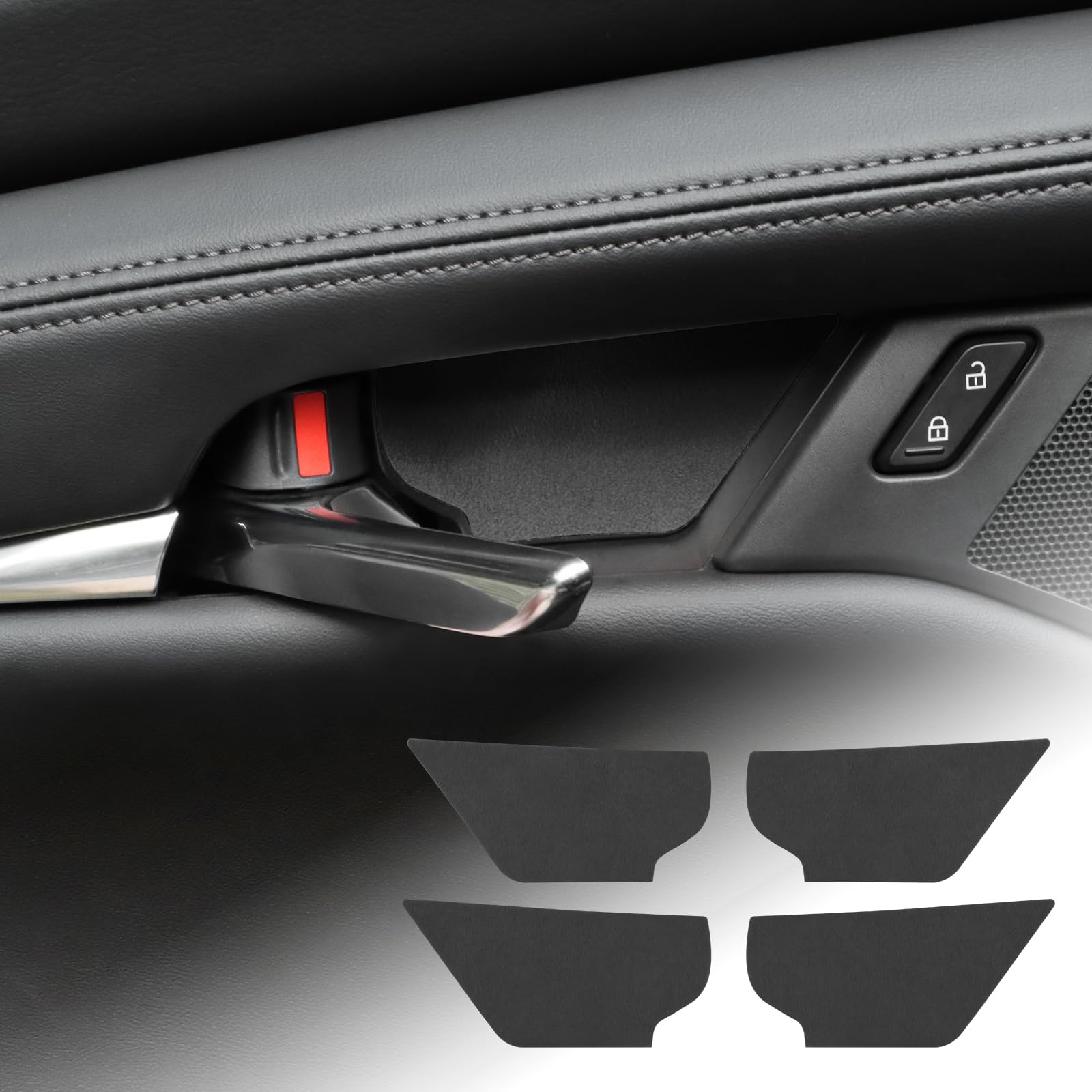 

FDAIUN Car Interior Door Hand Decoration Sticker For Mazda 3 BP Series Fits Mazda car inside door hand