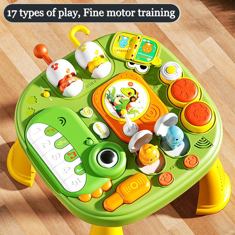 Infant Learning Table Table Montessory Toys Early Education Sound/Light Games Motor Training Sensory Educational Toys Portable