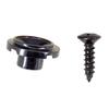 2Pcs Round Slotted String Retainer Guide Tree With Screw for Guitars