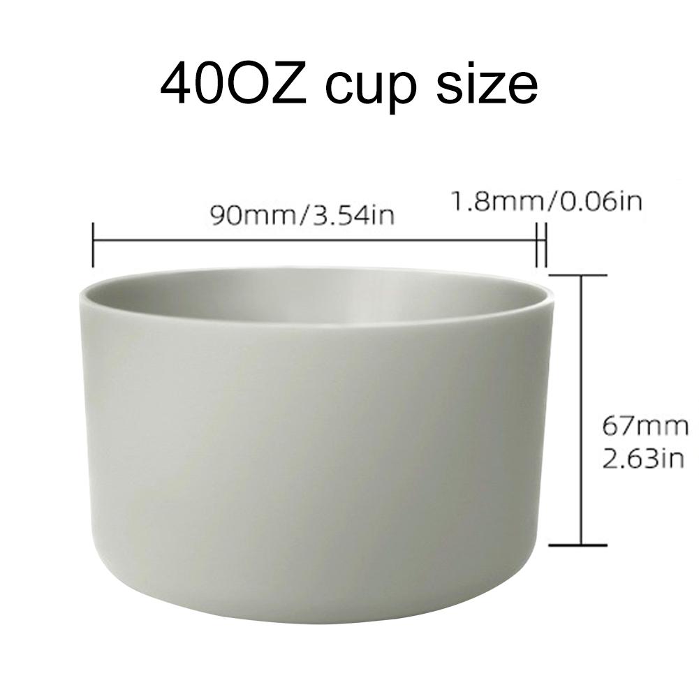 Silikon Wasserflaschenschutz für Owala 24oz 32oz 40oz Rutschfeste Schutzhülle Bodenstoßfänger Flaschendichtring Silikonstopfen