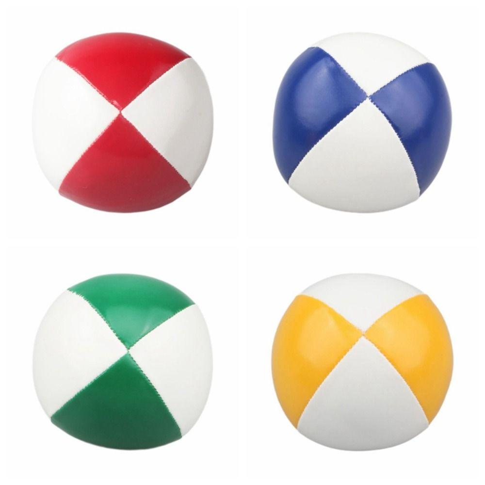 Interactive Toys Juggling Ball PU Leather Circus Ball Portable Clown Juggle Ball  Professionals