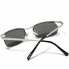 FashionBerry Silver and Smoke Stylish Eyewear for Tough Slightly Bad Perfect for Mountain UV Sunglasses, Non-Prescription, Men, Tough, Scary, Guys,
