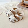 Girls' New Style Head-covering Sandals, Soft-soled Baby Walking Shoes