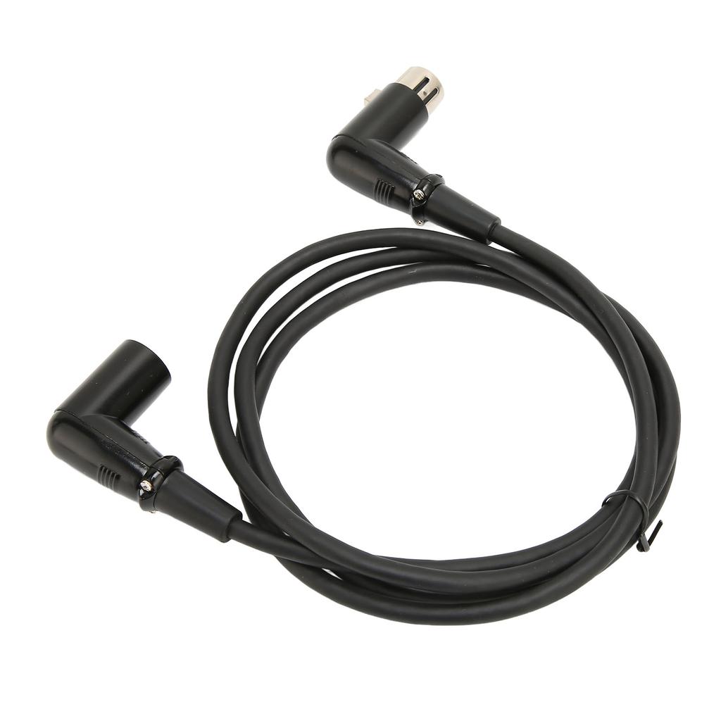 XLR Male To Female Cable 3 Pin OFC Conductor XLR Male Right Angle To Female Right Angle Microphone Cable