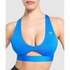 Gymshark Peek A Boo Sports brA bArbell Blue b8A5z Udbt