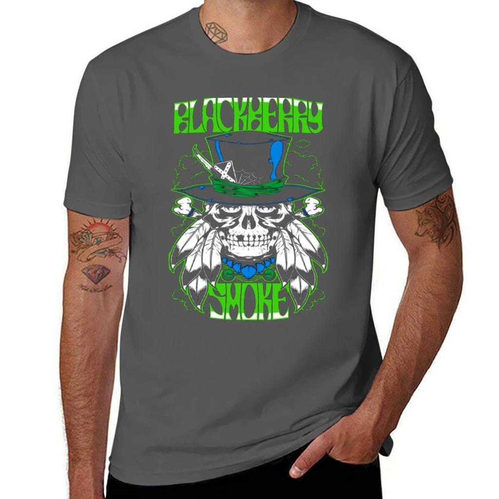 Blackberrry Smokeeeeee TShirt Work Wear Simple Tee Shirt