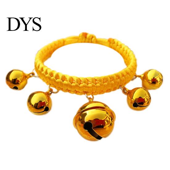 Cute Fashion Adjustable Nylon Dog Puppy Big Bells Collar Necklace Pet Supply