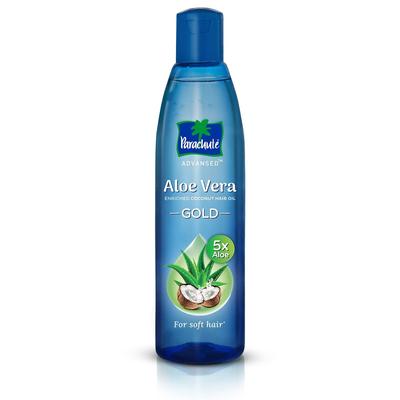 Parachute Advanced Aloe Vera ile Zenginleştirilmiş Hindistan Cevizi Saç Yağı GOLD 400ml, Şeffaf
