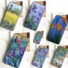 Irises Painting Case For POCO X3 X6 F6 Pro M6 X5 F3 F5 M5s Xiaomi 13 14 Ultra 12 Lite 11T 12T 13T Pro Cover