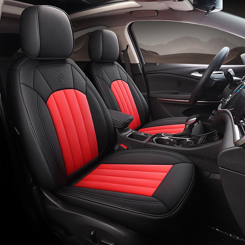 Strapazierfähiges Ganzjahres-Ledersitzkissen für Buick Verano - 5-Sitzer, Vollumfassendes Design