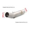 Stainless Steel Mid-Pipe for Suzuki GSR750 Motorcycle Exhaust Modification