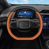 Genuine Leather Anti-Slip Steering Wheel Cover for Dongfeng Fengshen L7 - Ultra-Thin, Sweat-Proof, Universal Fit