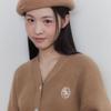 ANOETIC ANC LOGO POINT WOOL BERET_BEIGE
