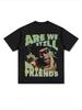 rapper Album American T-Shirt Hip Hop Casual Print Men's and Women's Short Sleeve Streetwear Autumn and winter innerwear