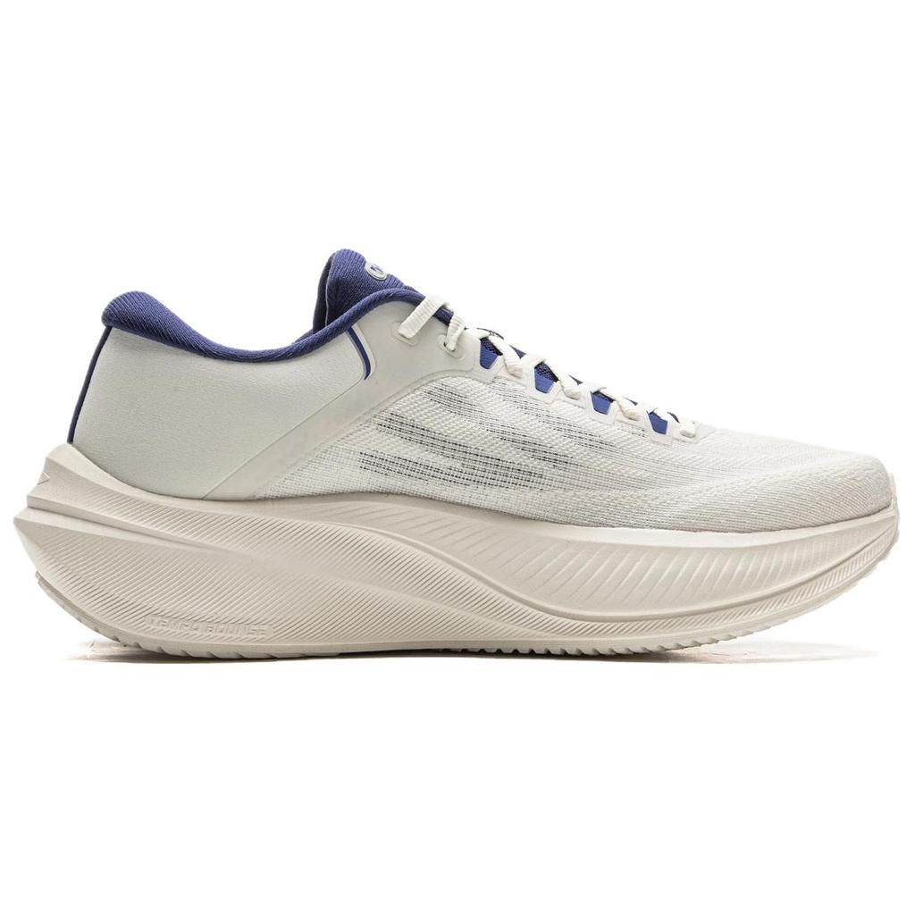 LiNing Yueying 5 Cushioning Abrasion Resistant Breathable Rebound Low Top Sky Wave Technology Running Shoes Men's Ivory ARHV015-15
