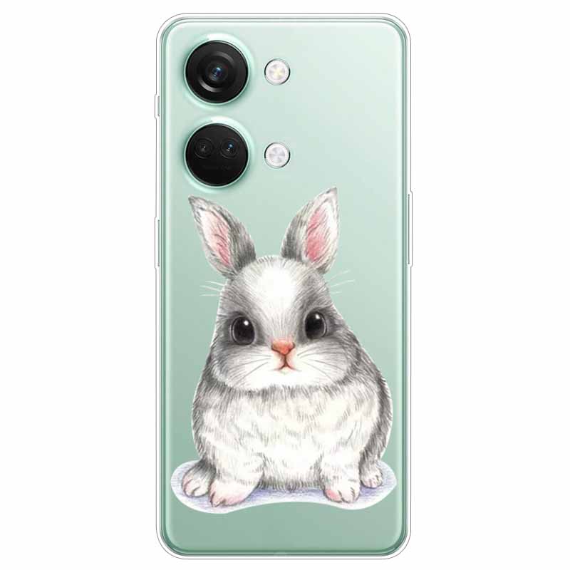 For One Plus Nord 3 5G Case TPU Soft Clear Owl Dog Transparent Funda For Oneplus Nord 3 2023 Silicone Slim Shell 1 + Nord3 Capa