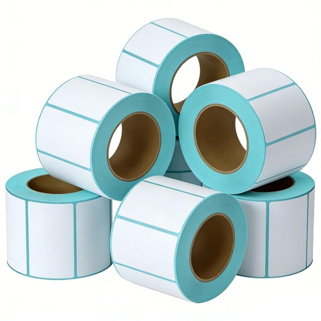 Self-Adhesive Express Parcel Label: Thermal Printing, Handwritten Option, Live Stream Prompts