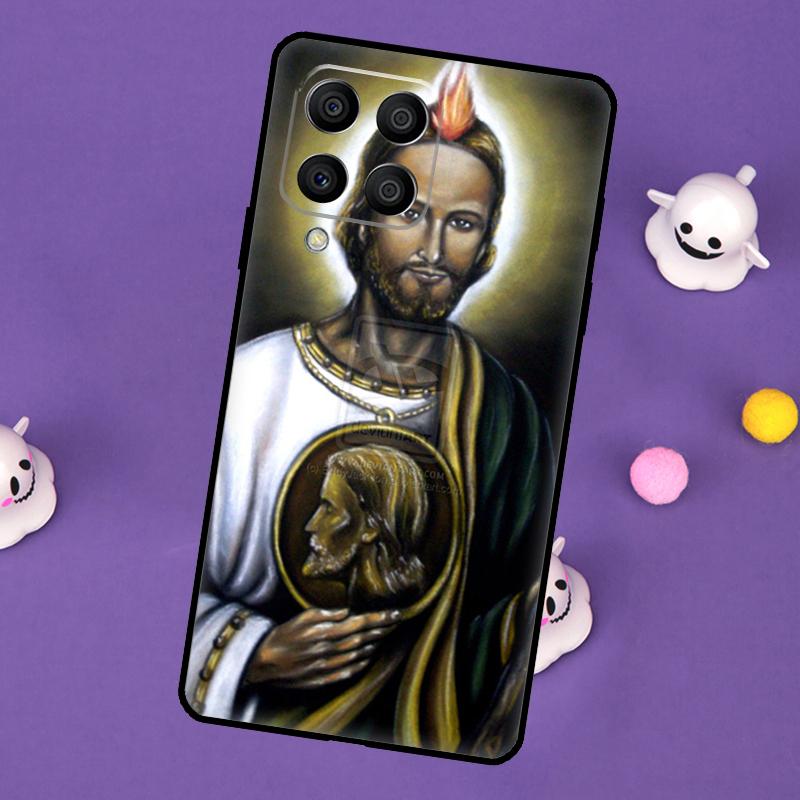 San Judas Cover For Samsung Galaxy M54 M14 M34 M33 M13 M23 M53 M15 M55 M31 M51 M20 M30s M32 M52 Case
