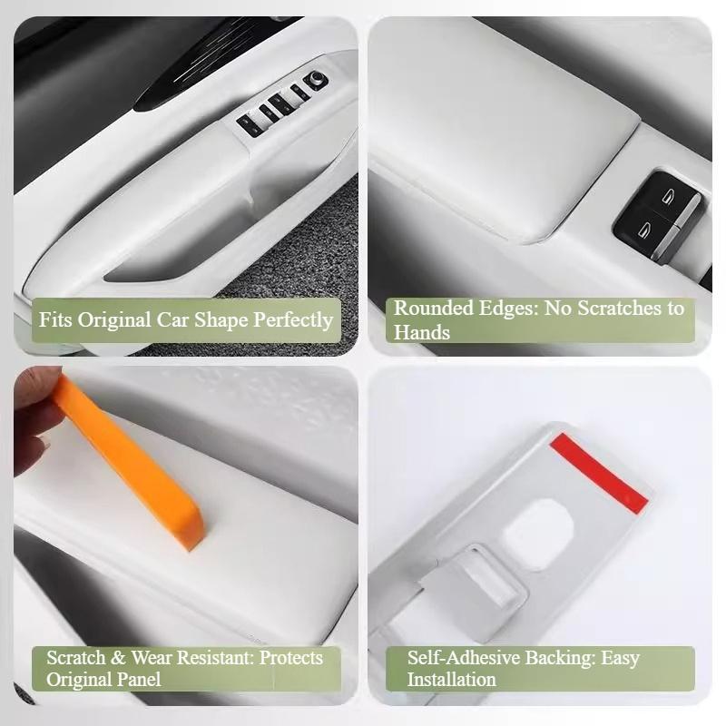 For Geely EX2 Proton eMAS 5 2025 2026 Door Armrest Panel Window Switch Decor Sticker Auto Interior Accessories