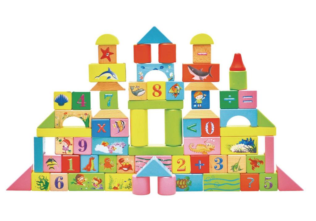 Large Wooden Building Blocks Puzzle for Children - Educational Toy for Boys and Girls