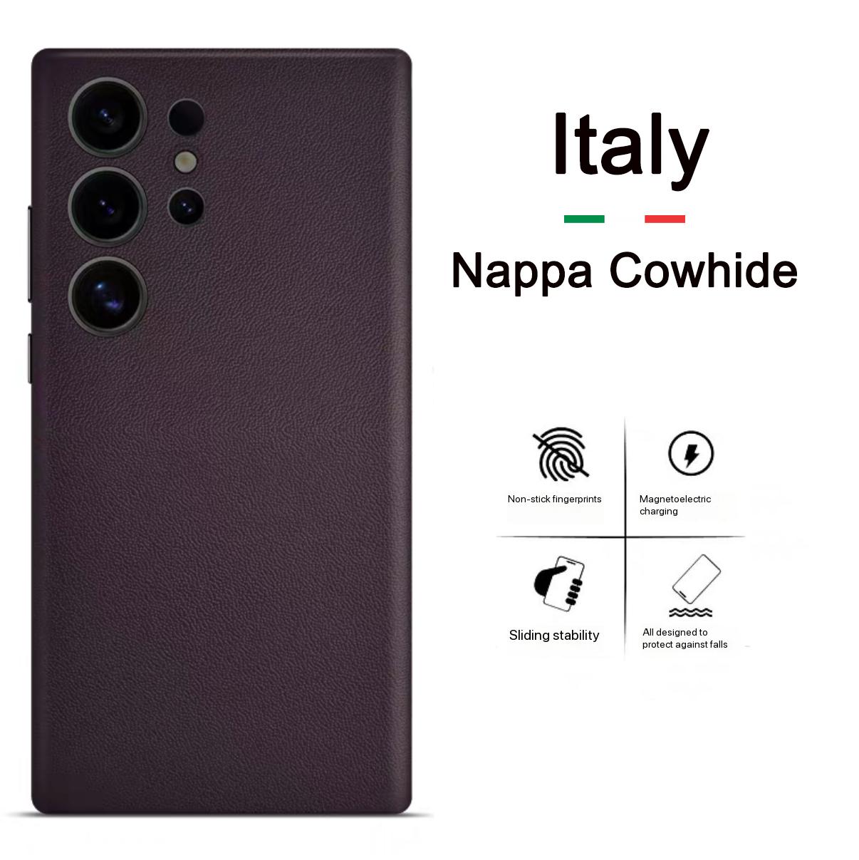 Real Italy NAPPA Genuine Leather Case