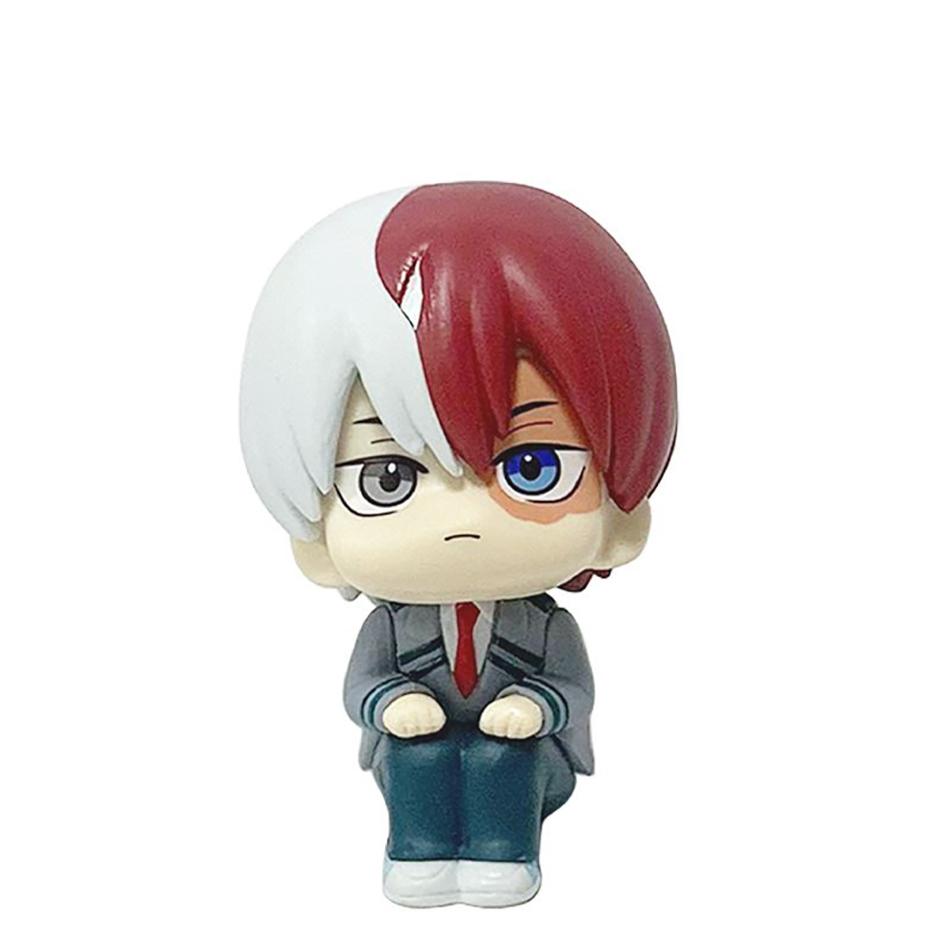 

Q Version My Hero Academia Look Up Anime Figure Midoriya Izuku Action Figure Bakugo Katsuki/Todoroki So Figurine Model Toys