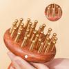 29-Tooth Solid Brass Meridian Brush Craftsmanship Wooden Handle Massager Brush Multipurpose Beauty & Body Shaping Massage Tool