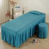 Thickened Single Double Beauty Bed Cover Massage Salon Body Care Pure Color Durable Denim Fabric Easy to Clean Beauty Therapy