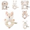 Gbee Organic Cotton Infant Rattle Toy Set For Emotional And Intellectual Development