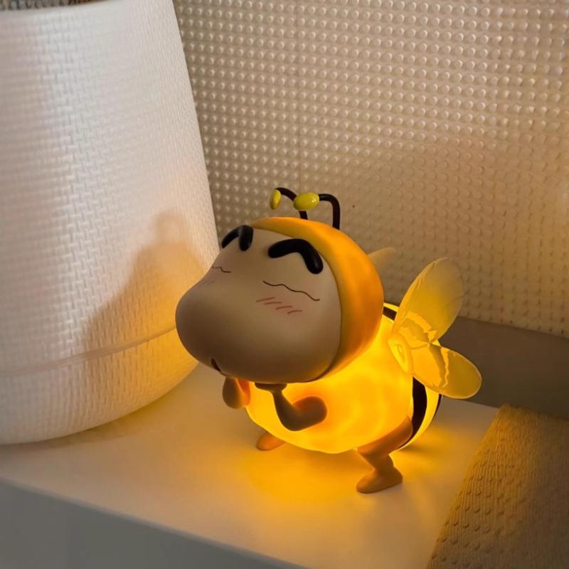 1 Piece Anime Shin Chan Figuras Kawaii Doll  Crayon Shin-Chan Cos Bee Action Figure Toys Collection Model Decoration Gift