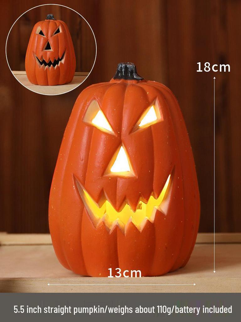 Luminous Halloween Pumpkin Lantern Decoration - Large Outdoor Display for Shopping Malls and Events